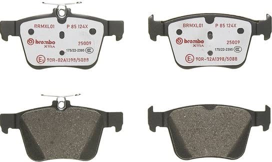 Brake Pad Set, disc brake XTRA LINE P85124X - image 4