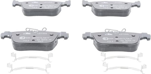 Brake Pad Set, disc brake ATE Ceramic 13-0470-7355-2 - image 2