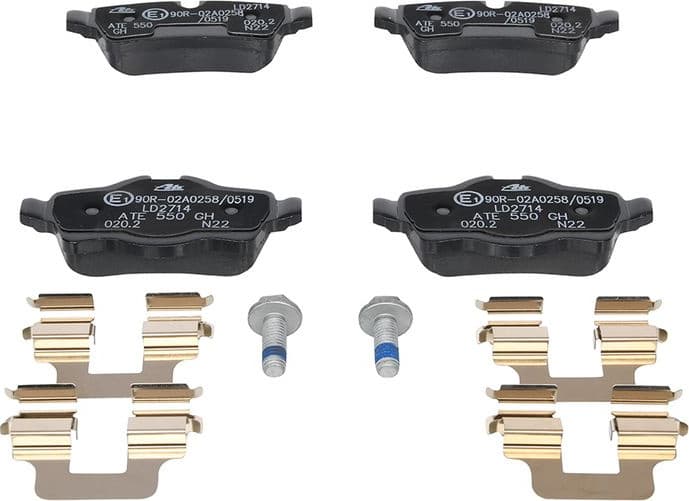Brake Pad Set, disc brake ATE Ceramic 13.0470-2714.2 - image 4