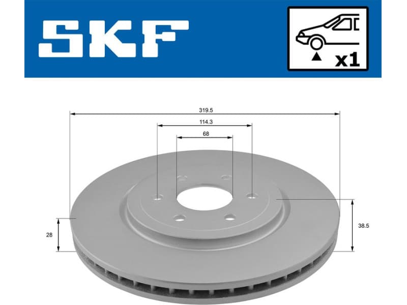 Brake Disc VKBD 81067 V1 - image 2