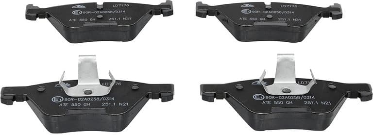 Brake Pad Set, disc brake ATE Ceramic 13.0470-7176.2 - image 3
