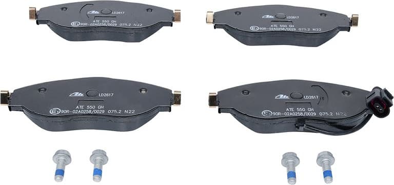 Brake Pad Set, disc brake ATE Ceramic 13.0470-2617.2 - image 3