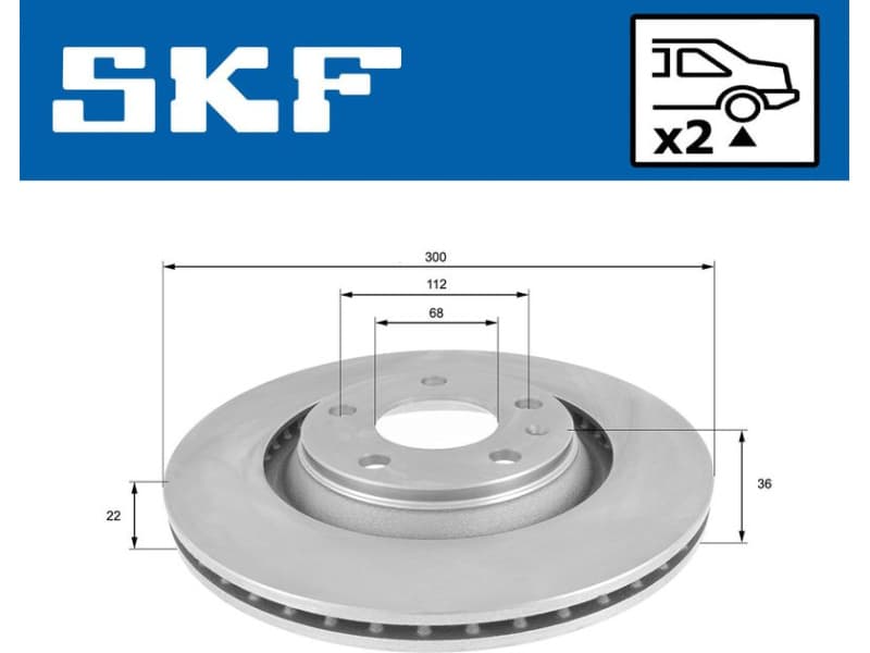 Brake Disc VKBD 90779 V2 - image 2