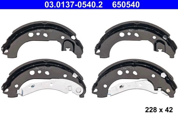 Brake Shoe Set 03.0137-0540.2 - image 4