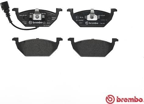 Brake pads front, Top Quality P85072 - image 4
