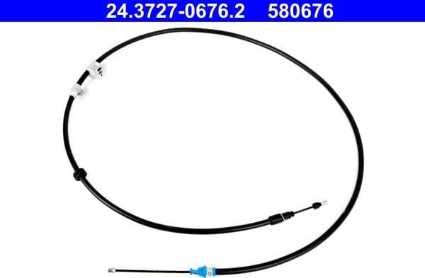 Cable Pull, parking brake 24.3727-0676.2 - image 4