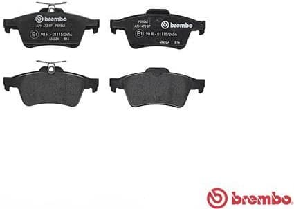 Brake pads rear, Top Quality P59042 - image 4