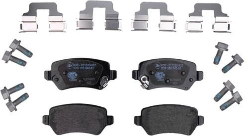 Brake Pad Set, disc brake 8DB 355 040-611