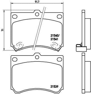 Brake Pad Set, disc brake PRIME LINE P49011 - image 3