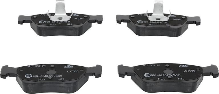 Brake Pad Set, disc brake ATE Ceramic 13.0470-7086.2 - image 4