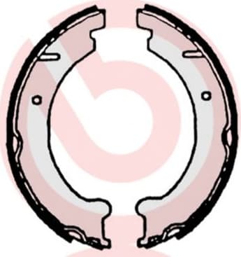 Brake Shoe Set, parking brake ESSENTIAL LINE S86509 - image 3