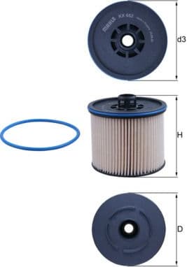 Fuel Filter KX 652D