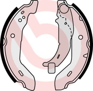 Brake Shoe Set ESSENTIAL LINE S50503 - image 3