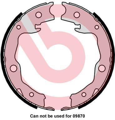 Brake Shoe Set, parking brake ESSENTIAL LINE S83568 - image 3