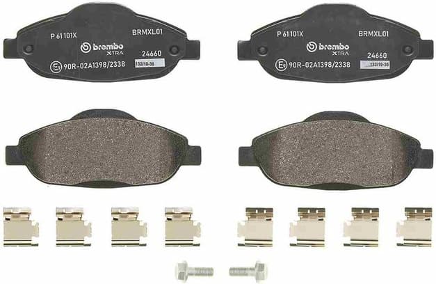 Brake Pad Set, disc brake XTRA LINE P61101X - image 4