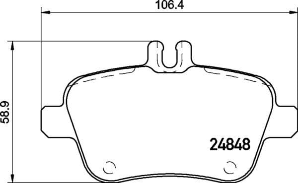 Brake Pad Set, disc brake PRIME LINE P50135 - image 3