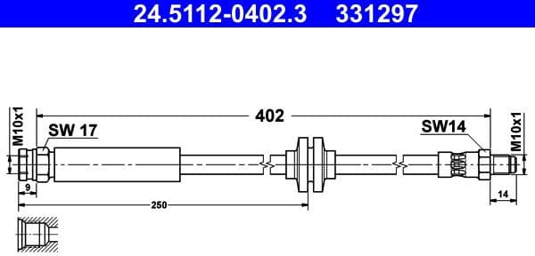 Brake Hose 24.5112-0402.3 - image 2