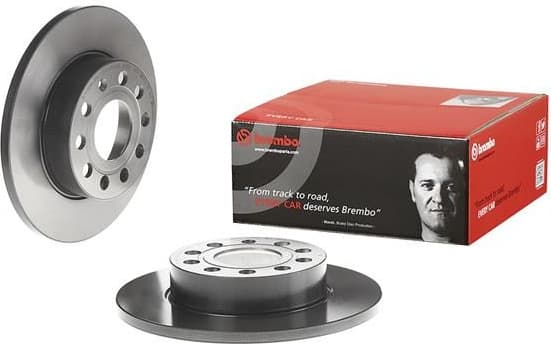 Brake discs kit rear, (2pcs), Top Quality 08.9488.11 - image 4