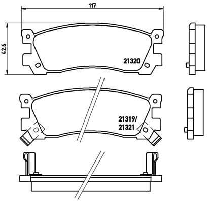 Brake Pad Set, disc brake PRIME LINE P49025 - image 3