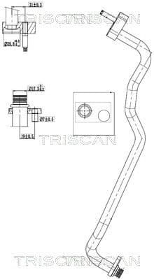 High/Low-pressure Line, air conditioning 9010 16019