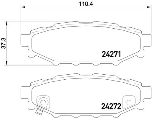 Brake Pad Set, disc brake PRIME LINE P78020 - image 3