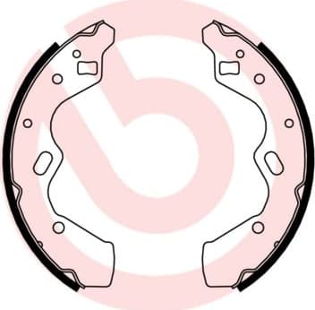 Brake Shoe Set ESSENTIAL LINE S49520 - image 3