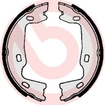 Brake Shoe Set, parking brake ESSENTIAL LINE S59521 - image 3