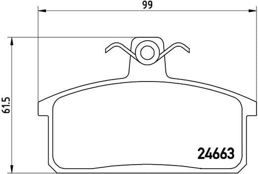 Brake Pad Set, disc brake PRIME LINE P79007 - image 3