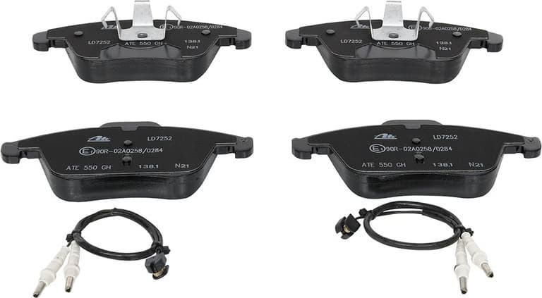 Brake Pad Set, disc brake ATE Ceramic 13.0470-7252.2 - image 3