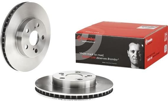 Brake discs kit front (2pcs), Top Quality 09.5844.10 - image 4