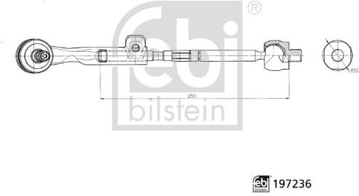 Inner Tie Rod 197236