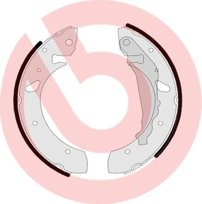 Brake Shoe Set ESSENTIAL LINE S83507 - image 3