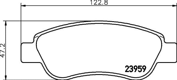 Brake Pad Set, disc brake 8DB 355 012-141 - image 4