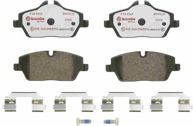 Brake Pad Set, disc brake XTRA LINE P06034X - image 4