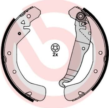 Brake Shoe Set ESSENTIAL LINE S59517 - image 3