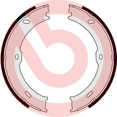 Brake shoes handbrake, Top Quality S50523 - image 3