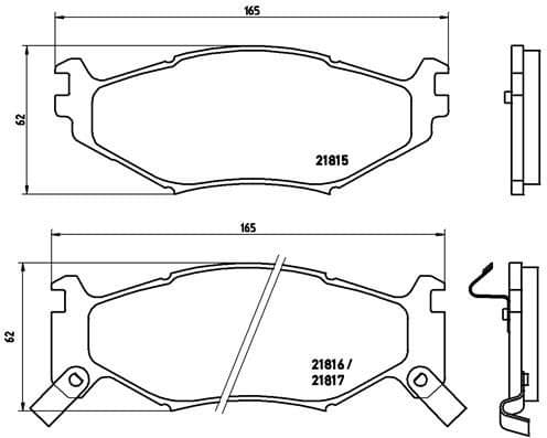 Brake Pad Set, disc brake PRIME LINE P11007 - image 3