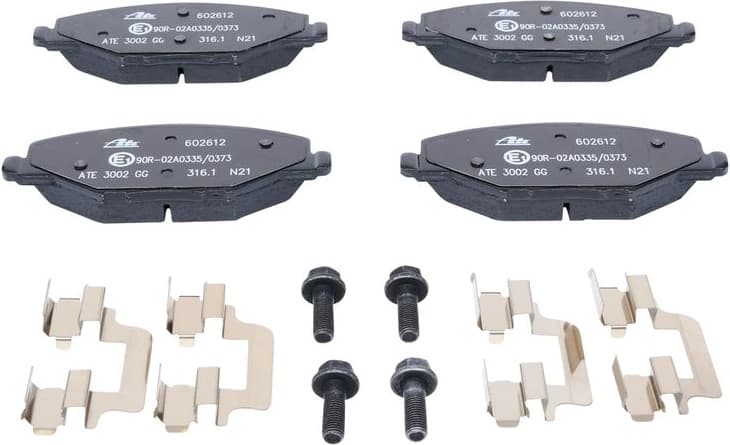 Brake Pad Set, disc brake 13.0460-2612.2 - image 2