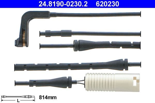 Warning Contact, brake pad wear 24.8190-0230.2 - image 2