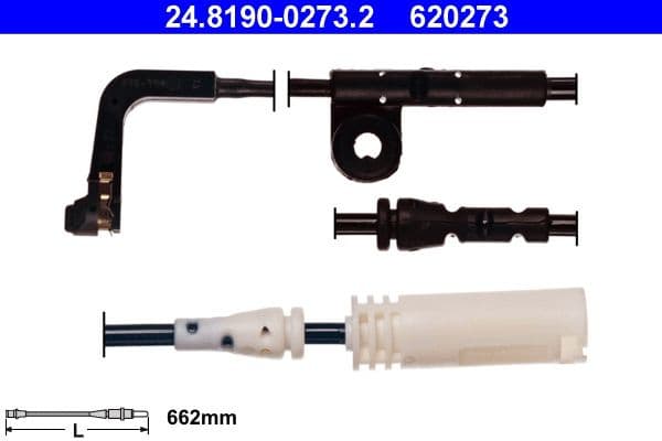 Warning Contact, brake pad wear 24.8190-0273.2 - image 2