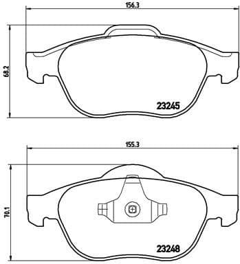 Brake Pad Set, disc brake PRIME LINE P68032 - image 3