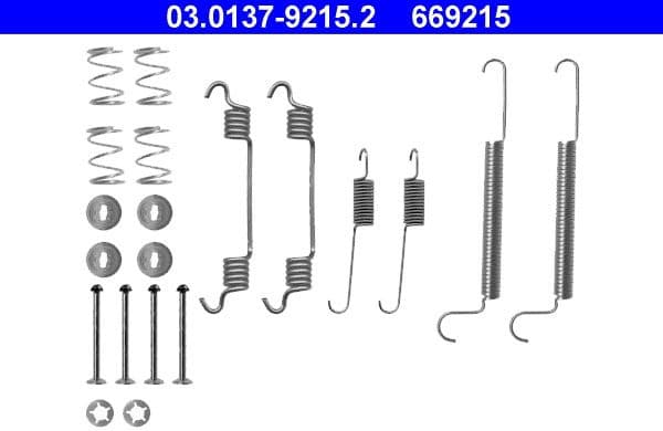 Accessory Kit, brake shoes 03.0137-9215.2 - image 2