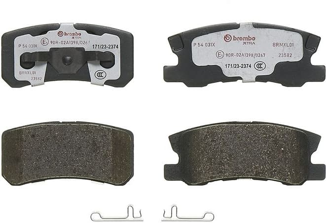 Brake Pad Set, disc brake XTRA LINE P 54 031X - image 2