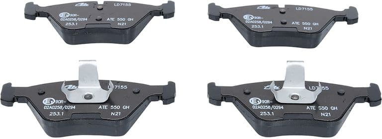 Brake Pad Set, disc brake ATE Ceramic 13.0470-7155.2 - image 3