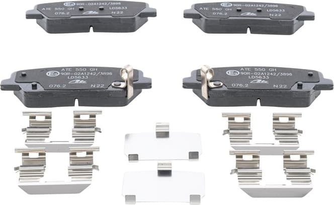 Brake Pad Set, disc brake ATE Ceramic 13.0470-5633.2 - image 2