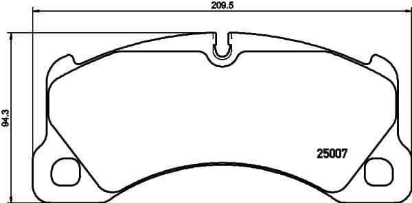 Brake Pad Set, disc brake 8DB 355 015-801 - image 4