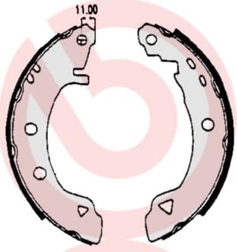 Brake Shoe Set ESSENTIAL LINE S23508 - image 3