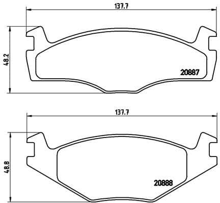 Brake Pad Set, disc brake PRIME LINE P85024 - image 3