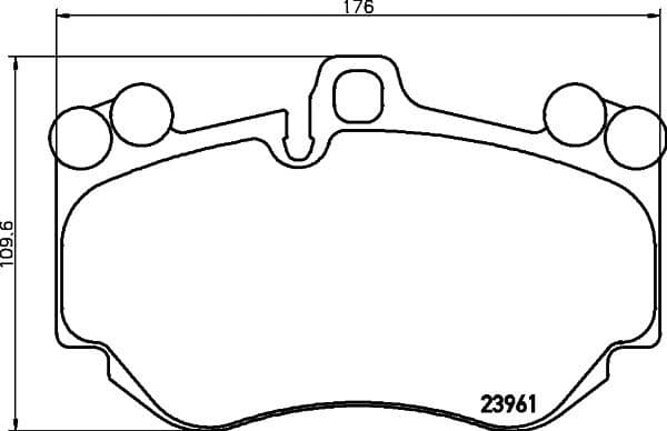 Brake Pad Set, disc brake 8DB 355 011-011 - image 4