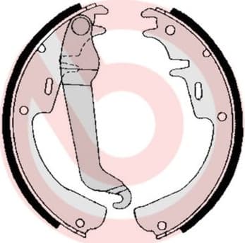 Brake Shoe Set ESSENTIAL LINE S59504 - image 3